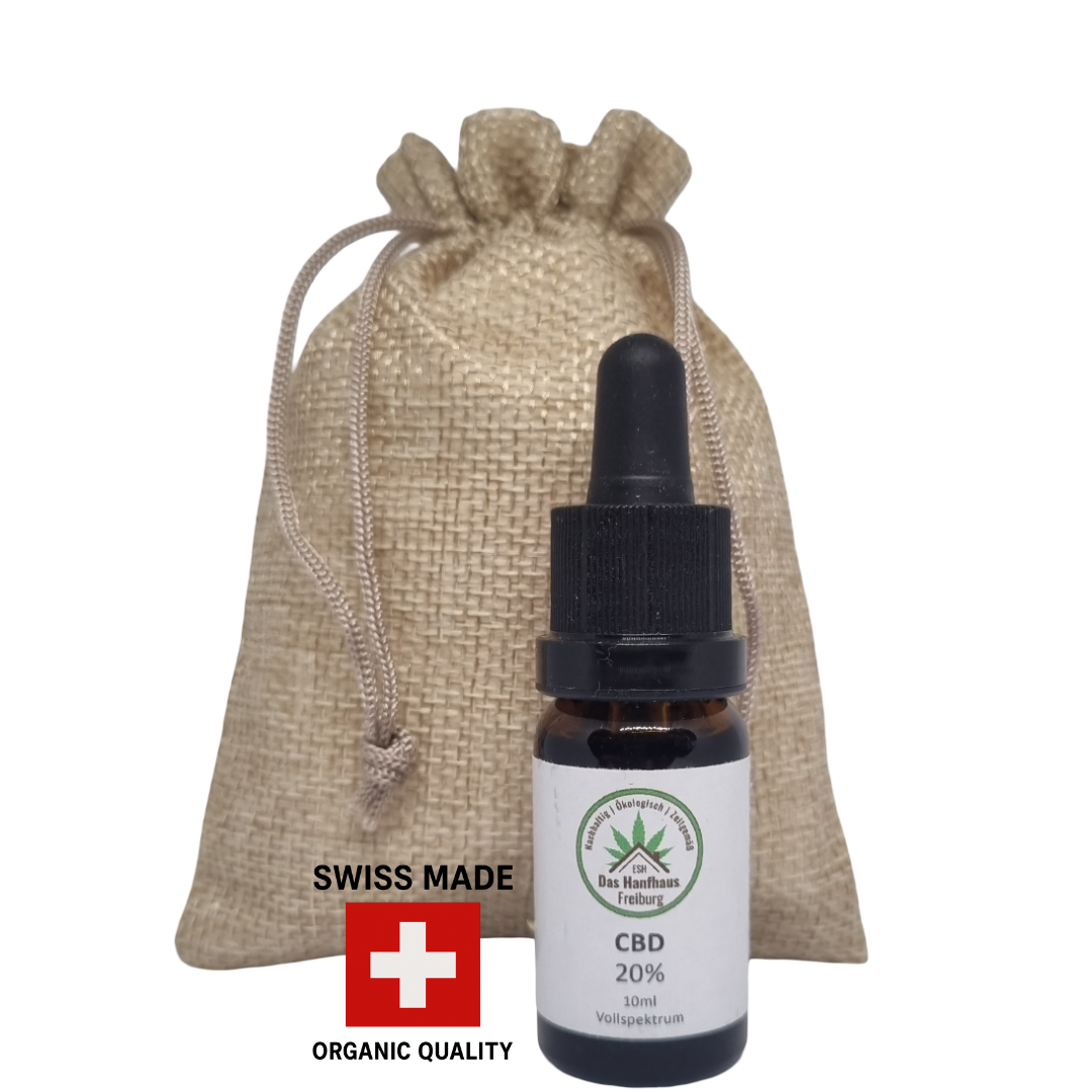 Hochwertiges Vollspektrum Premium CBD Öl 20% - THC unter 0,2%