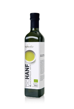 Bio Hanföl 500ml/Flasche. 6 Flaschen Gebinde