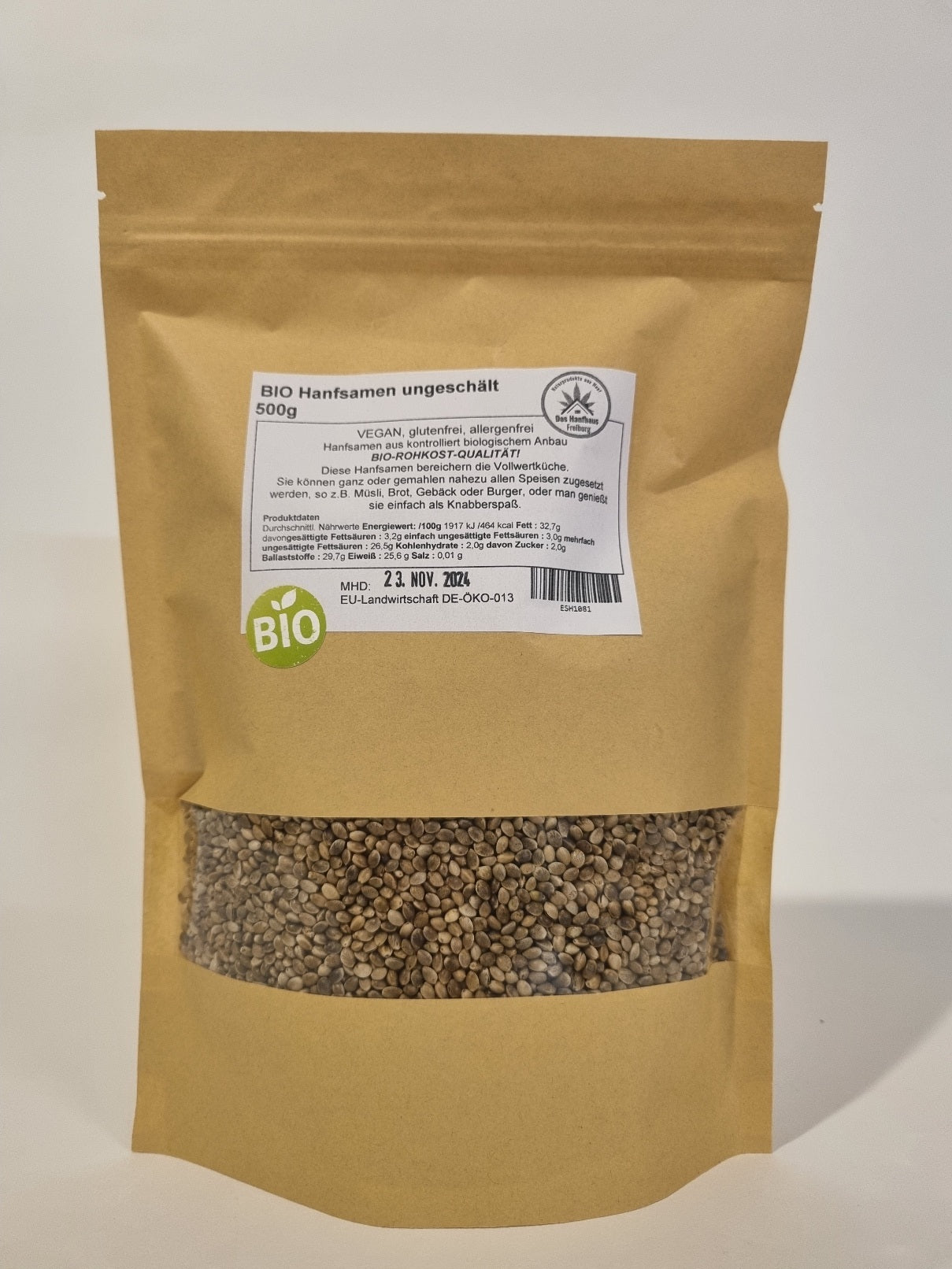 BIO-Speise Hanfsamen 500g