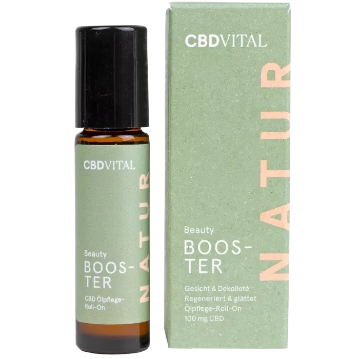 CBD Beauty Booster Roll-On mit 100mg CBD.