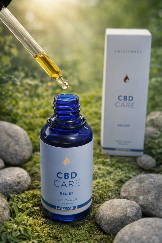 Premium CBD Gelenk-Öl „Relief“ – Schweizer Qualität für Gelenk- & Muskelpflege