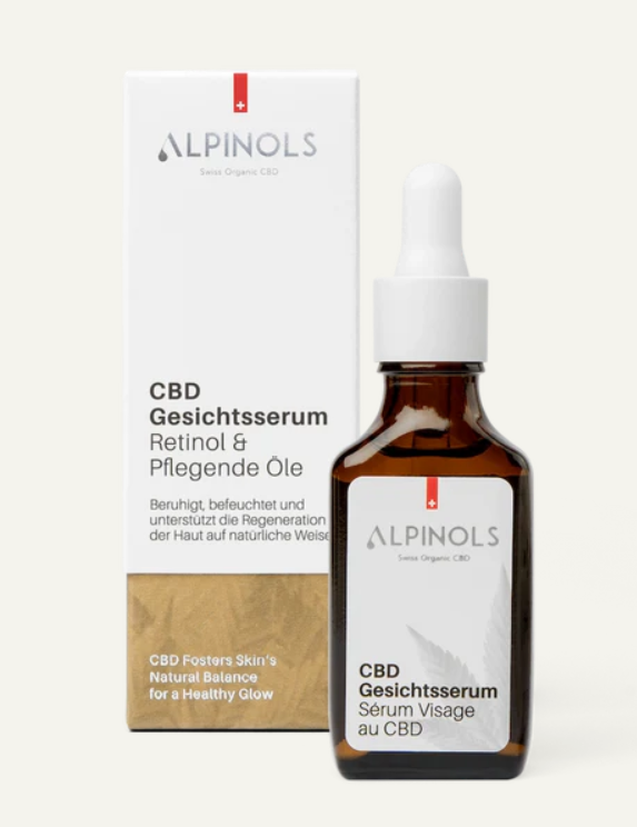 CBD Gesichtsserum Retinol & Pflegende Öle, 30ml