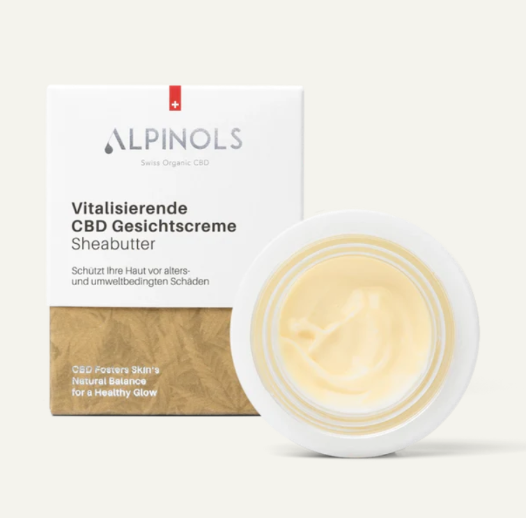 Vitalisierende CBD Gesichtscreme Sheabutter, 50ml