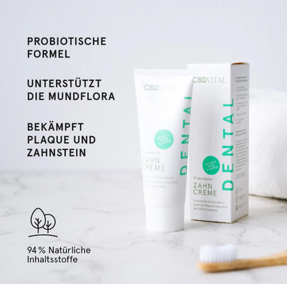 NEU Probiotische CBD Zahnpasta – ProBalance Zahncreme mit CBD & Probiotika (75 ml)